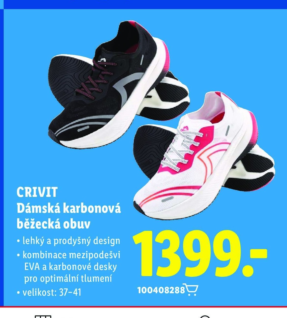 CRIVIT Dámská karbonová běžecká obuv