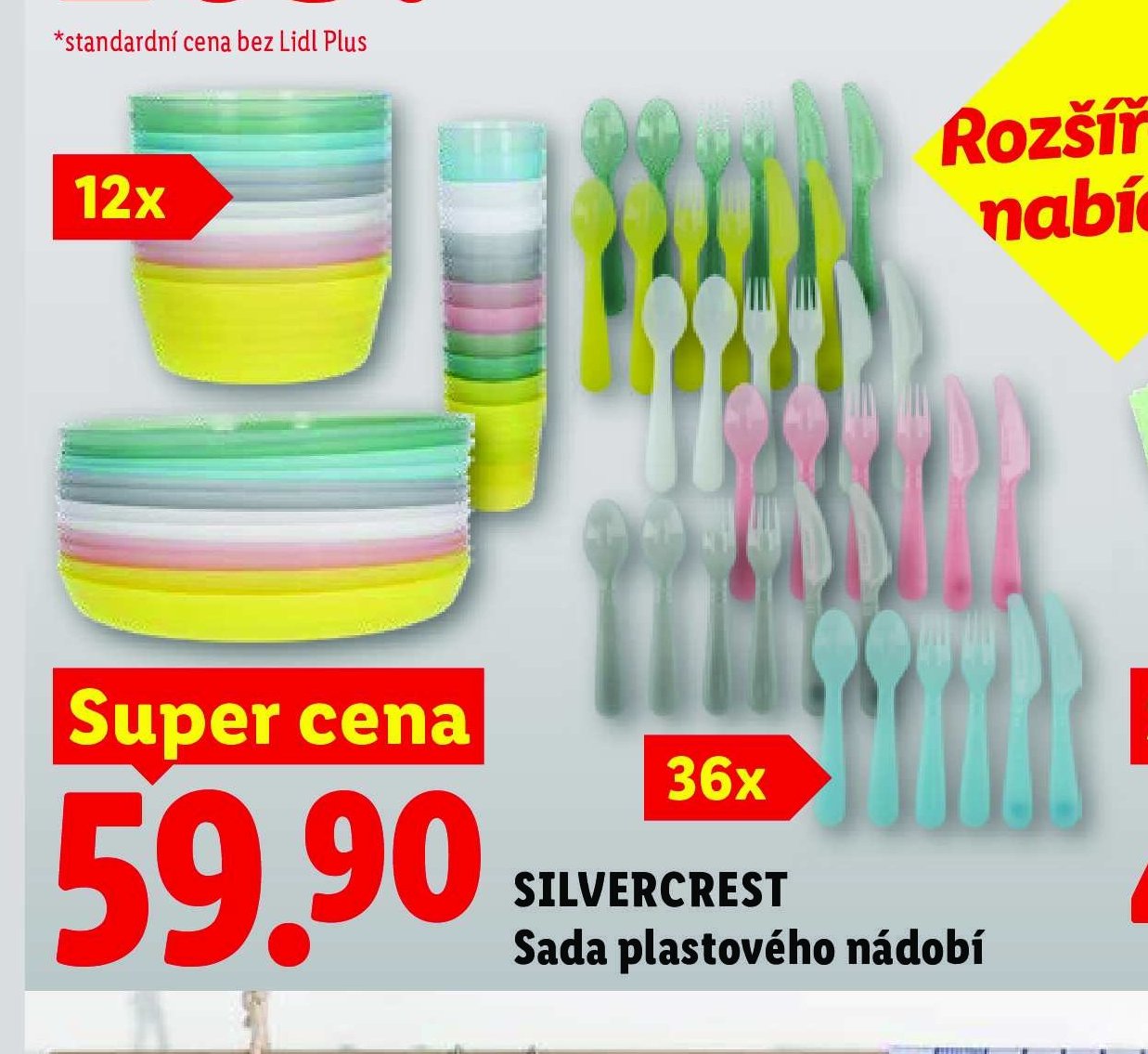 SILVERCREST Sada plastového nádobí