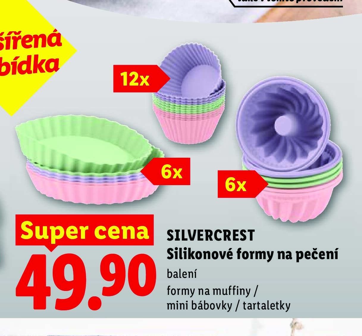 SILVERCREST Silikonové formy na pečení