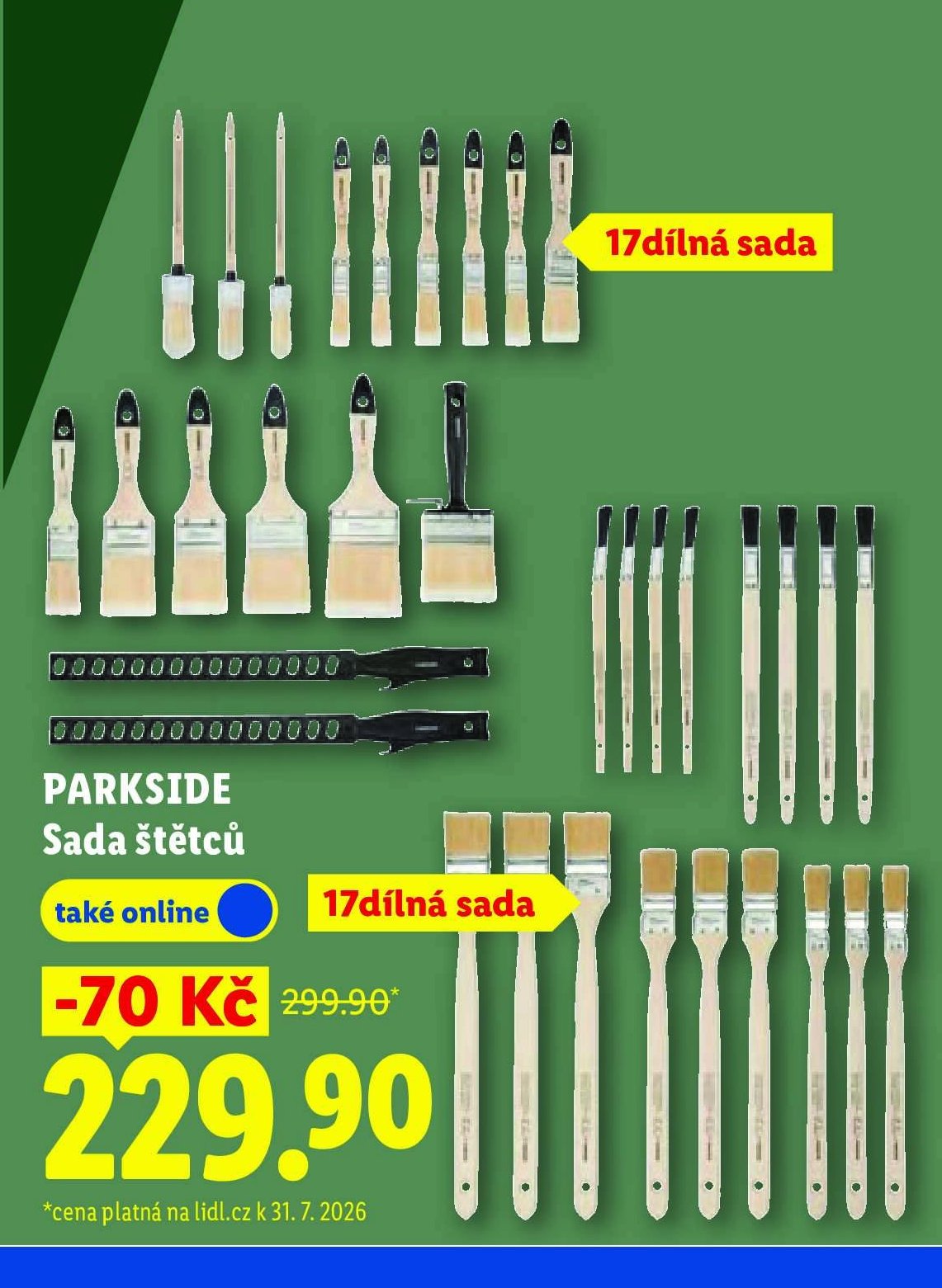 PARKSIDE Sada štětců