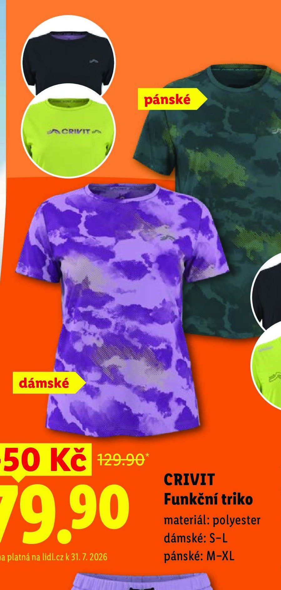 CRIVIT Funkční triko
