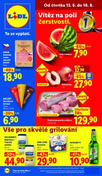 akční leták Lidl 13.8.2026-16.8.2026