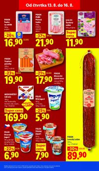 akční leták Lidl 13.8.2026-16.8.2026