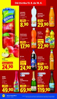 akční leták Lidl 13.8.2026-16.8.2026