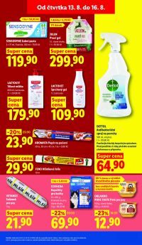 akční leták Lidl 13.8.2026-16.8.2026