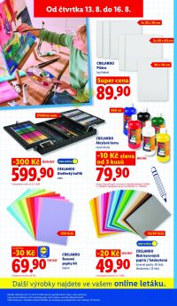 akční leták Lidl 13.8.2026-16.8.2026