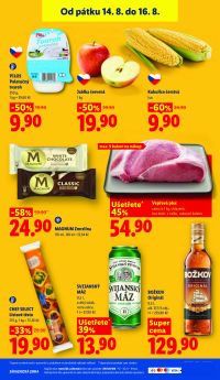 akční leták Lidl 13.8.2026-16.8.2026