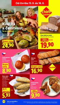 akční leták Lidl 13.8.2026-16.8.2026