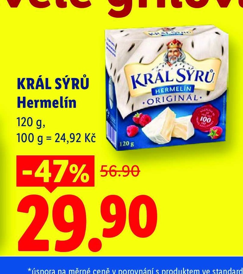 KRÁL SÝRŮ Hermelín