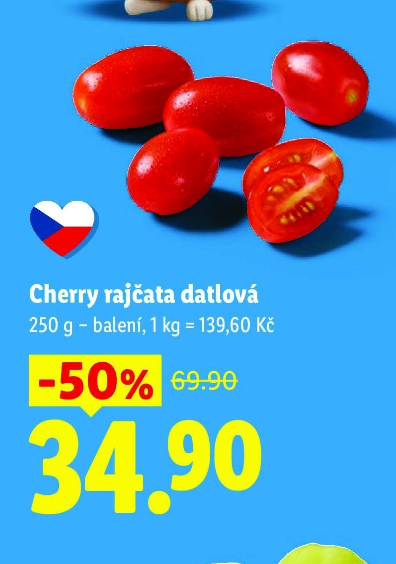 Cherry rajčata datlová