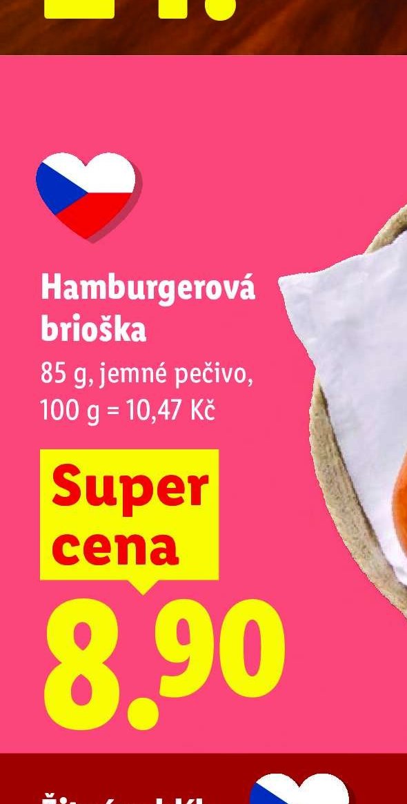 Hamburgerová brioška