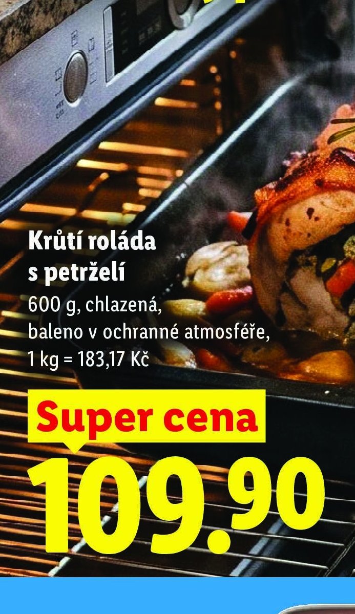 Krůtí roláda s petrželí