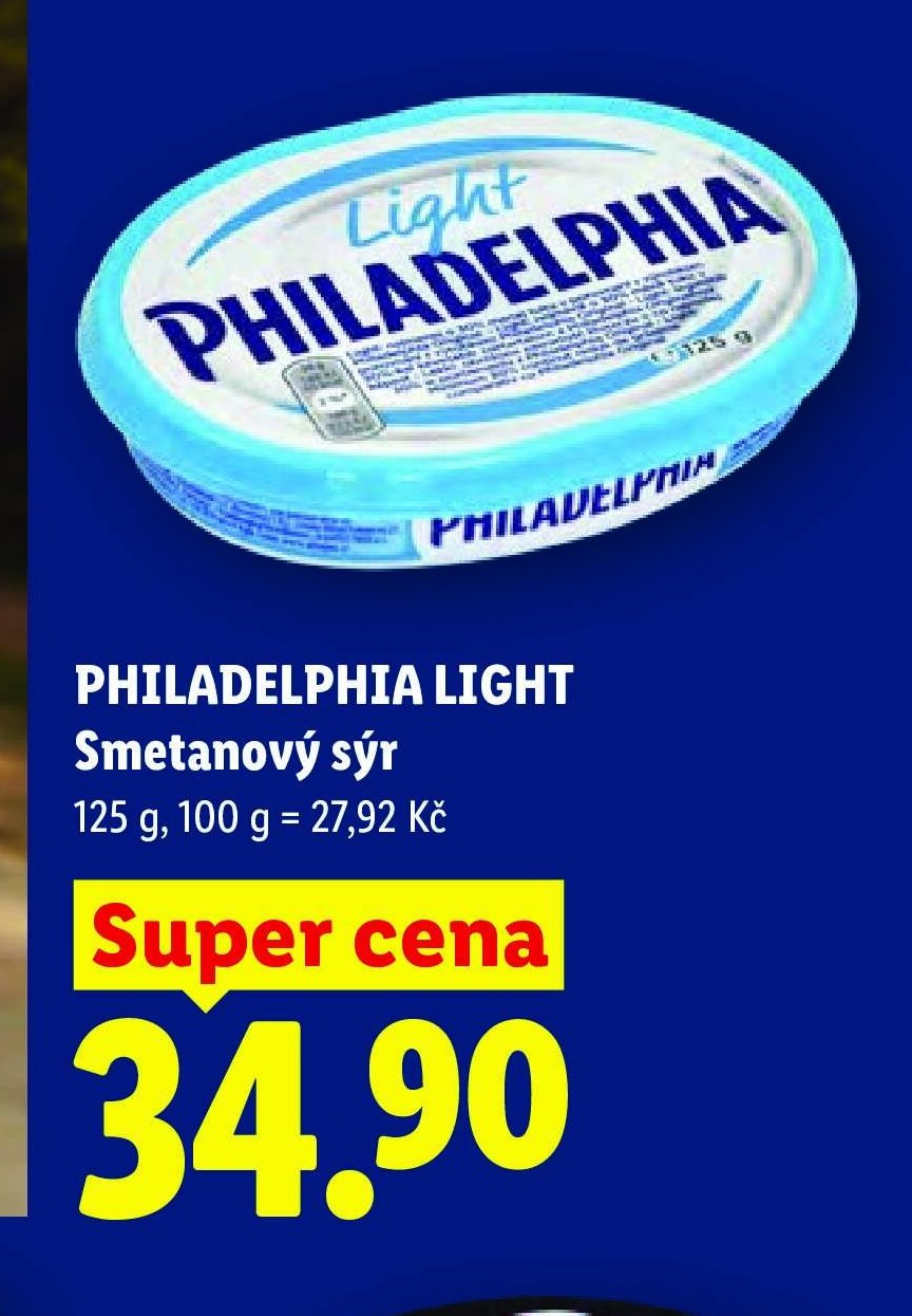 PHILADELPHIA LIGHT Smetanový sýr