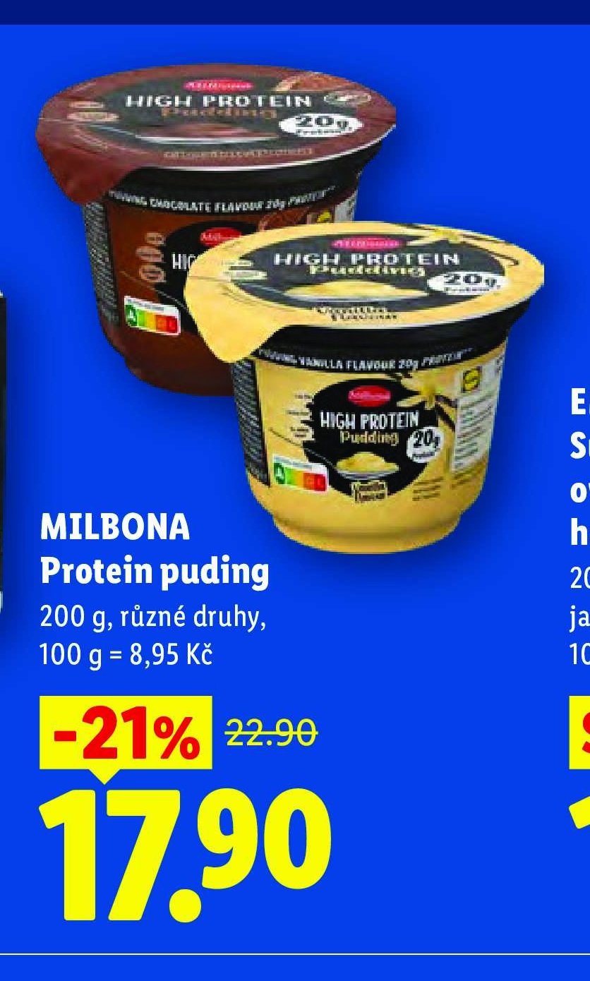 MILBONA Protein puding