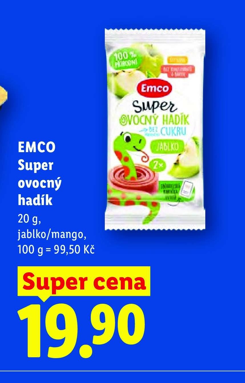 EMCO Super ovocný hadík