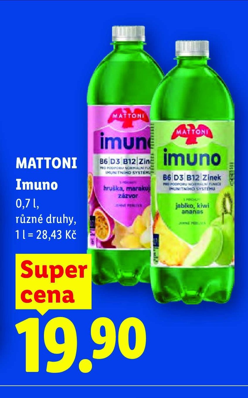 MATTONI Imuno 0,7 l