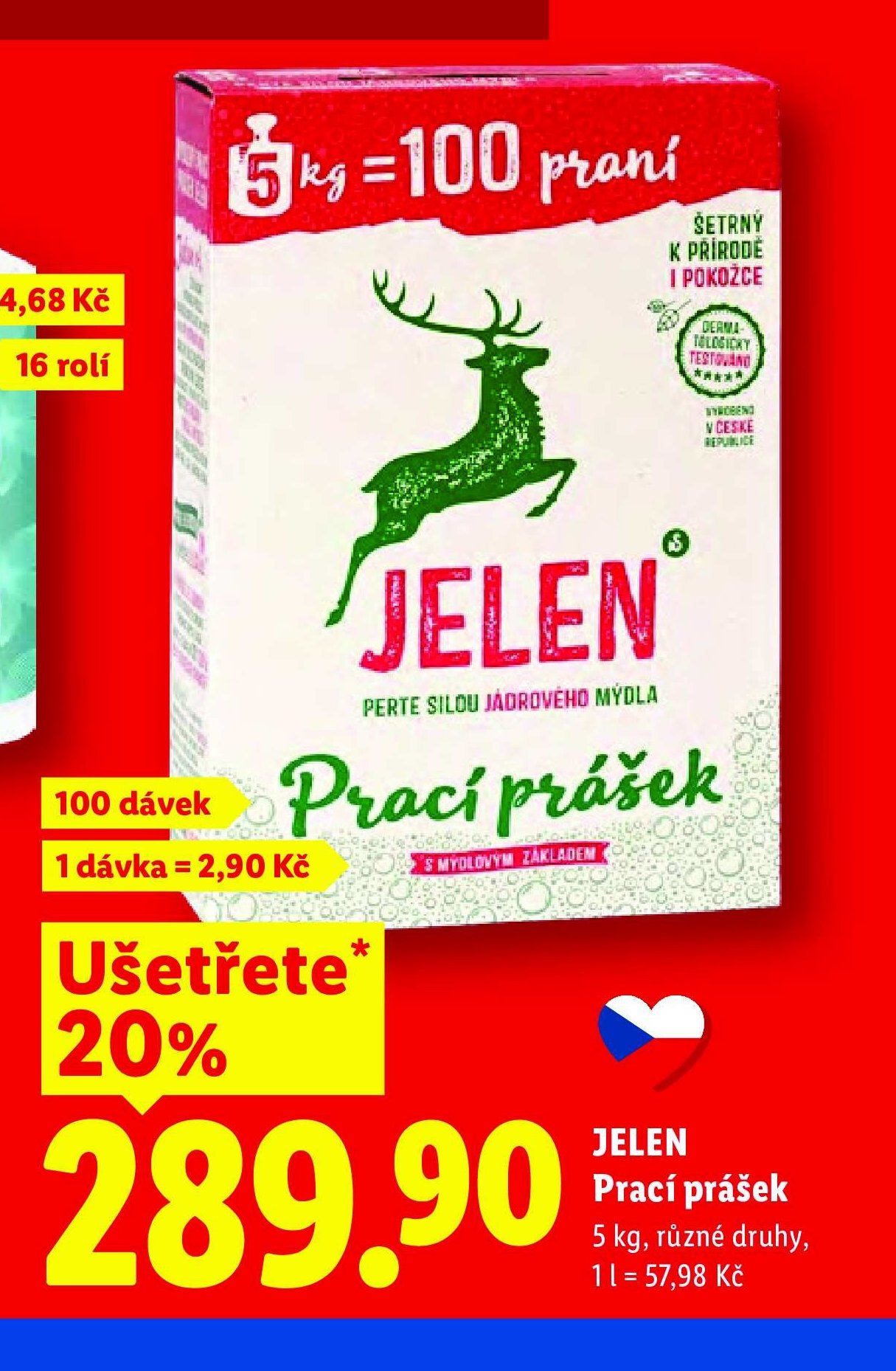 JELEN Prací prášek