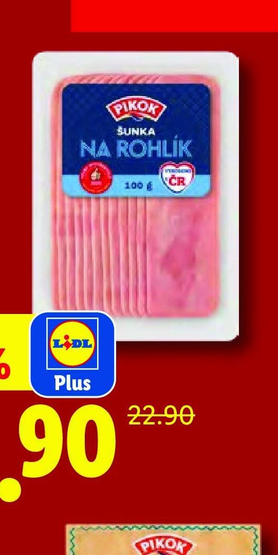 PIKOK Šunka na rohlík