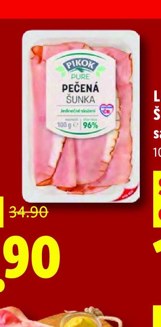 PIKOK PURE Pečená šunka