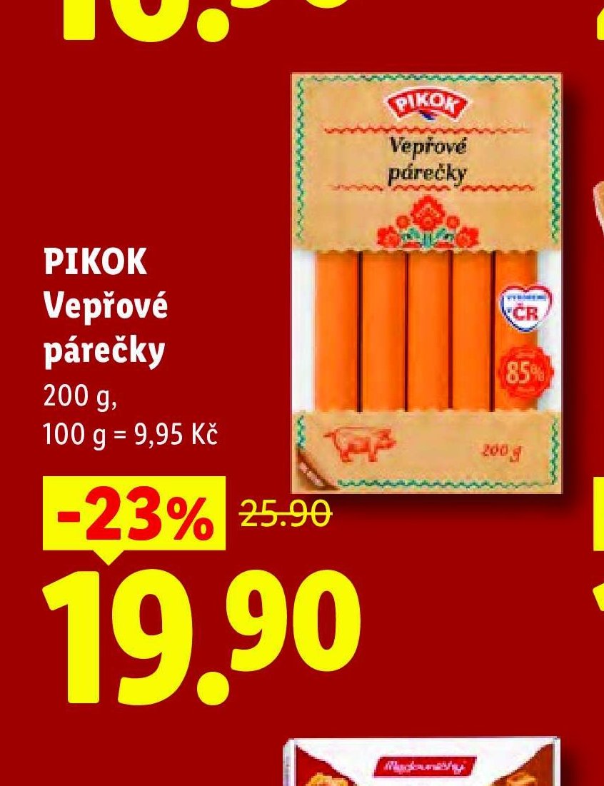 PIKOK Vepřové párečky