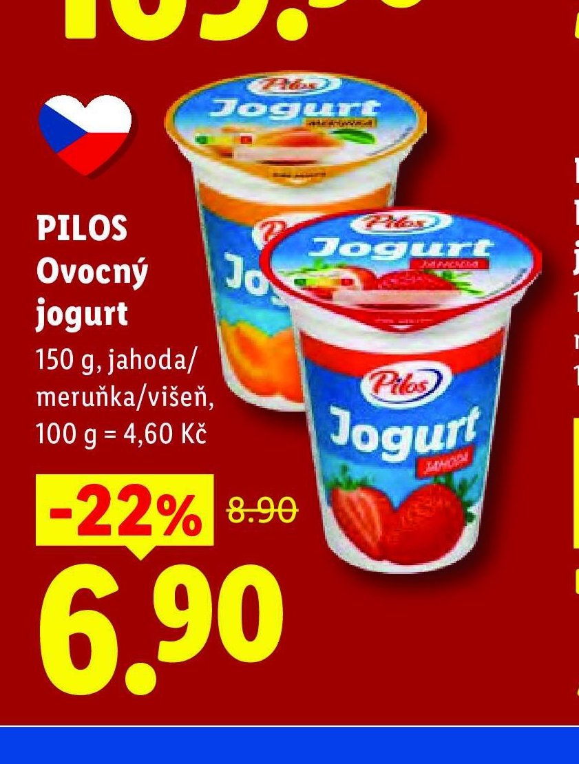 PILOS Ovocný jogurt