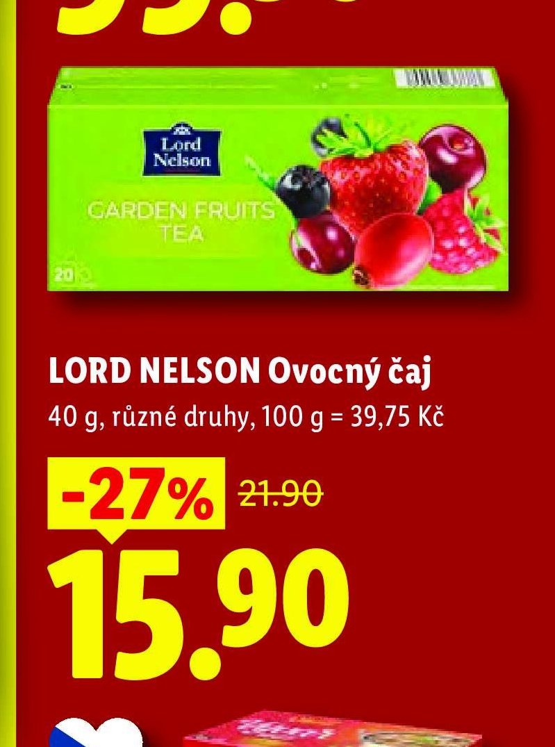 LORD NELSON Ovocný čaj