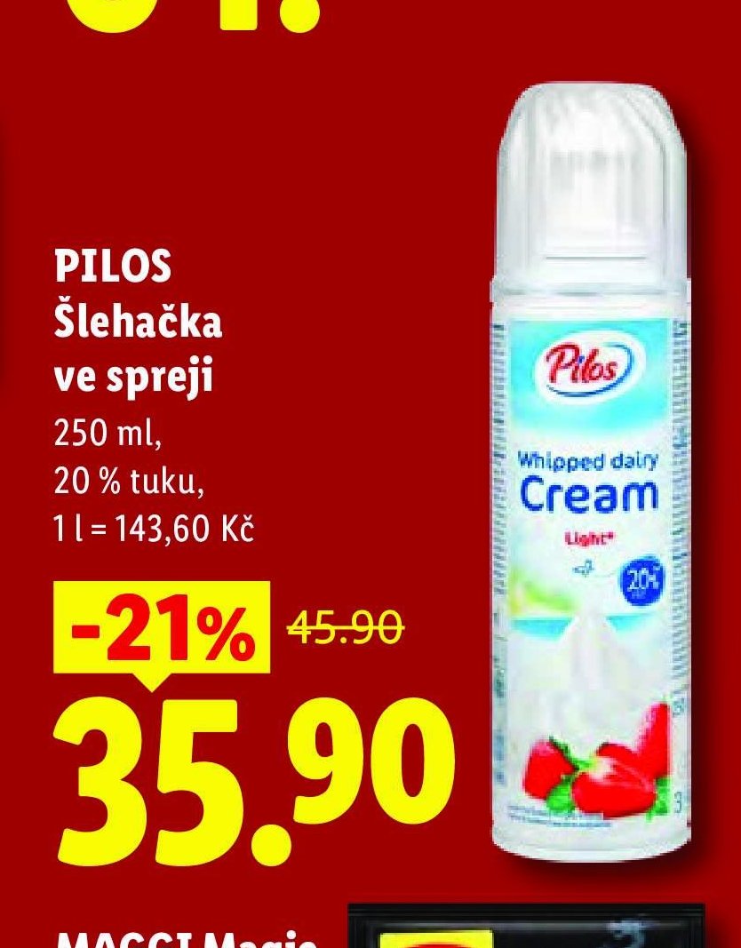 PILOS Šlehačka ve spreji