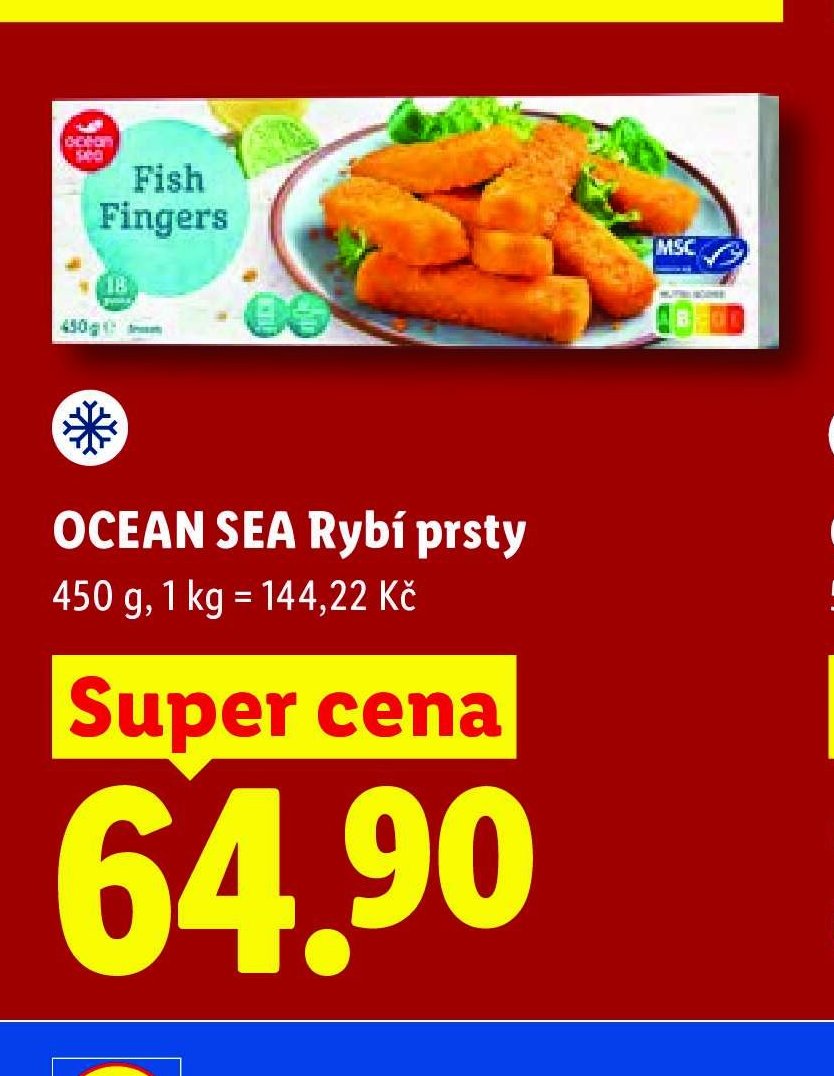 OCEAN SEA Rybí prsty