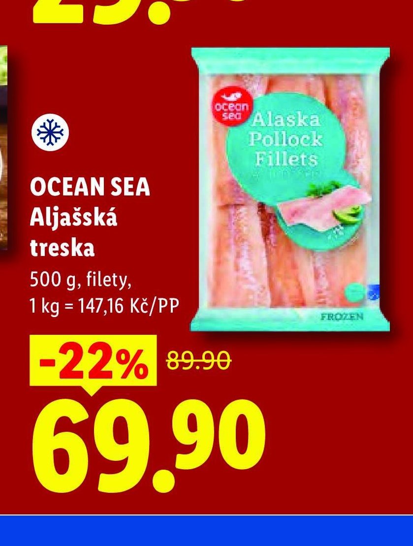 OCEAN SEA Aljašská treska