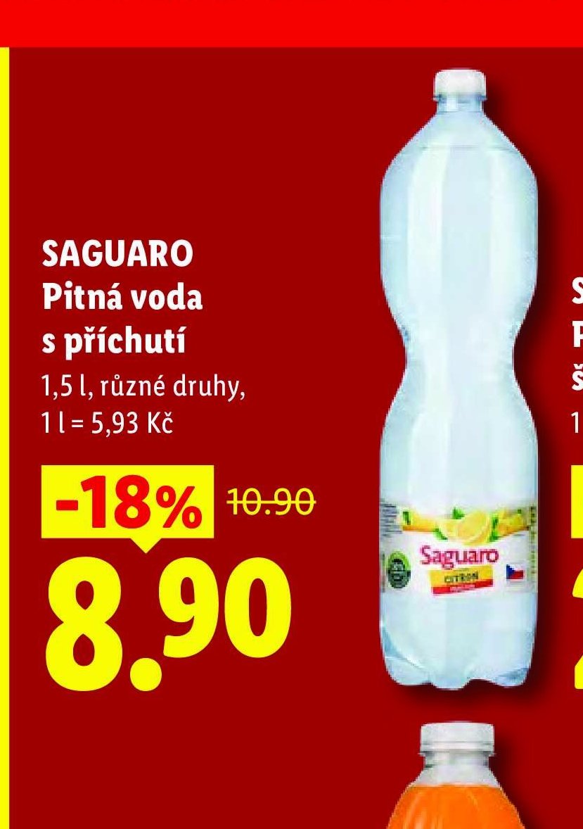 Saguaro Pitná voda s příchutí
