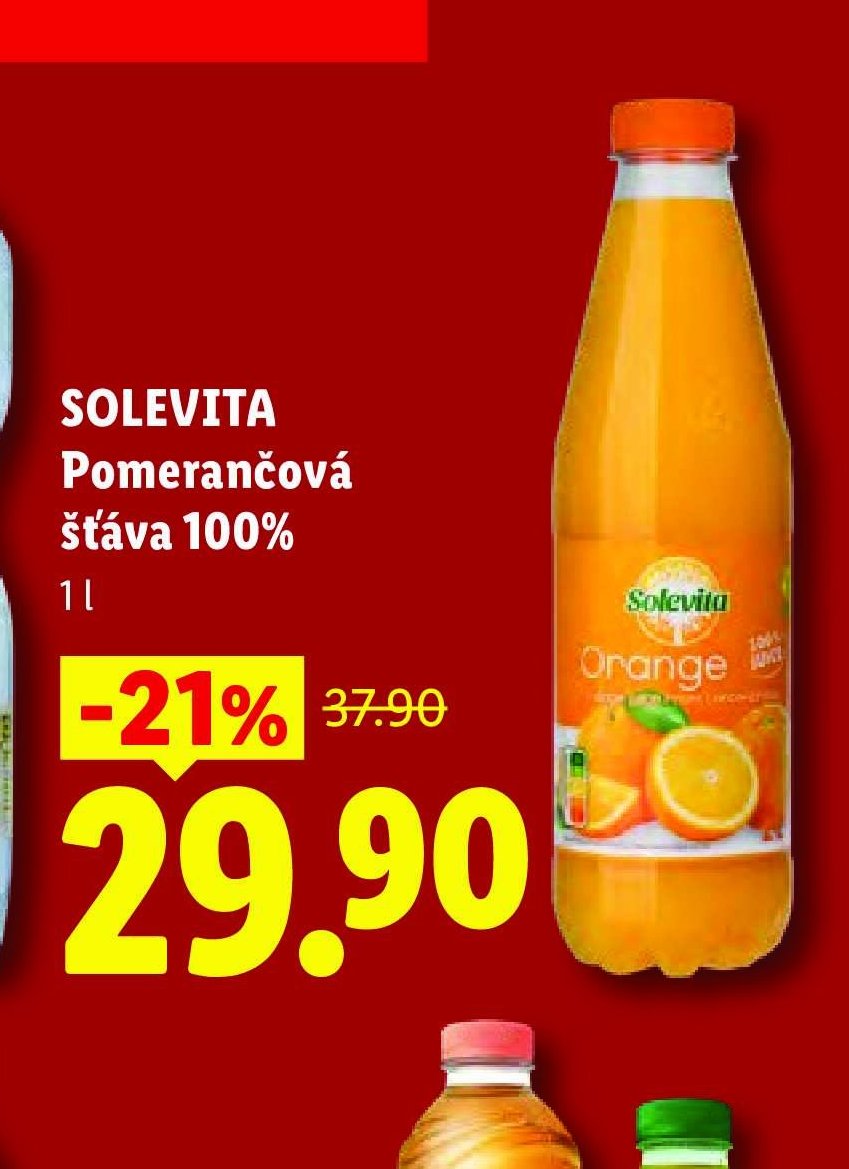 Solevita Pomerančová šťáva 100%