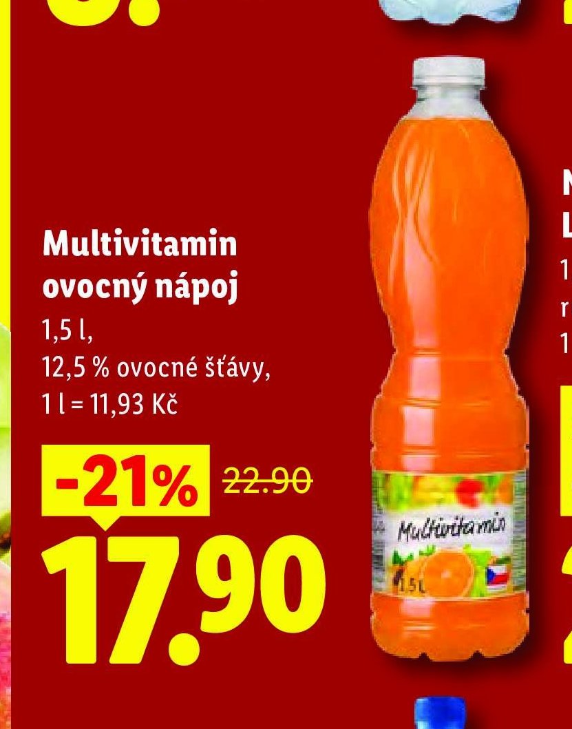 Multivitamin ovocný nápoj