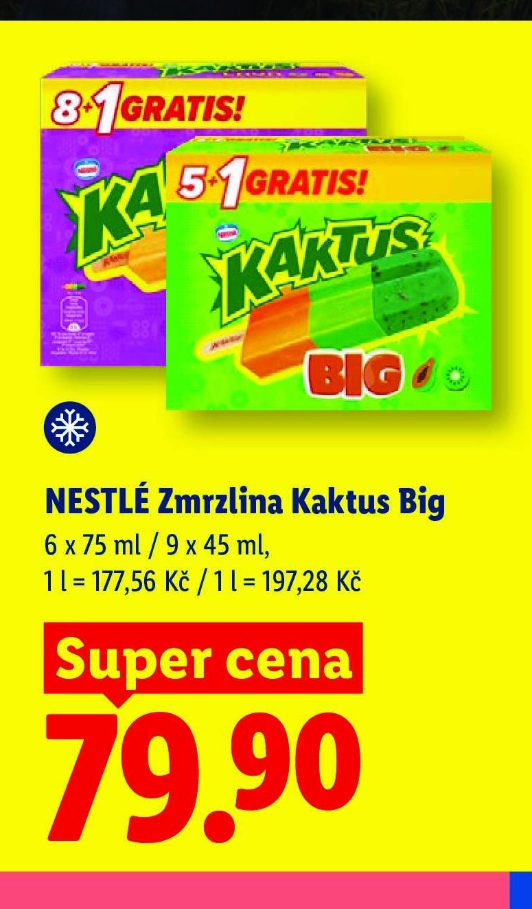 NESTLÉ Zmrzlina Kaktus Big