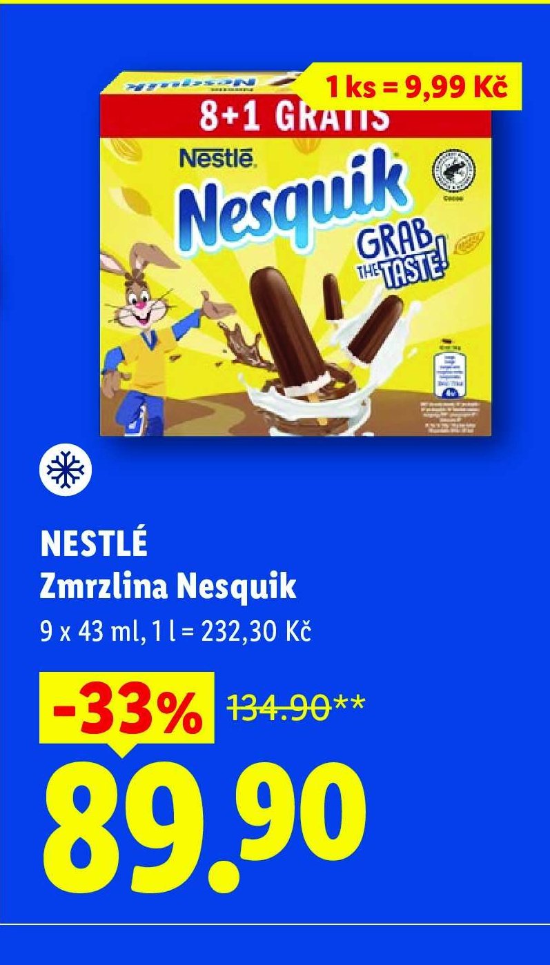 NESTLÉ Zmrzlina Nesquik