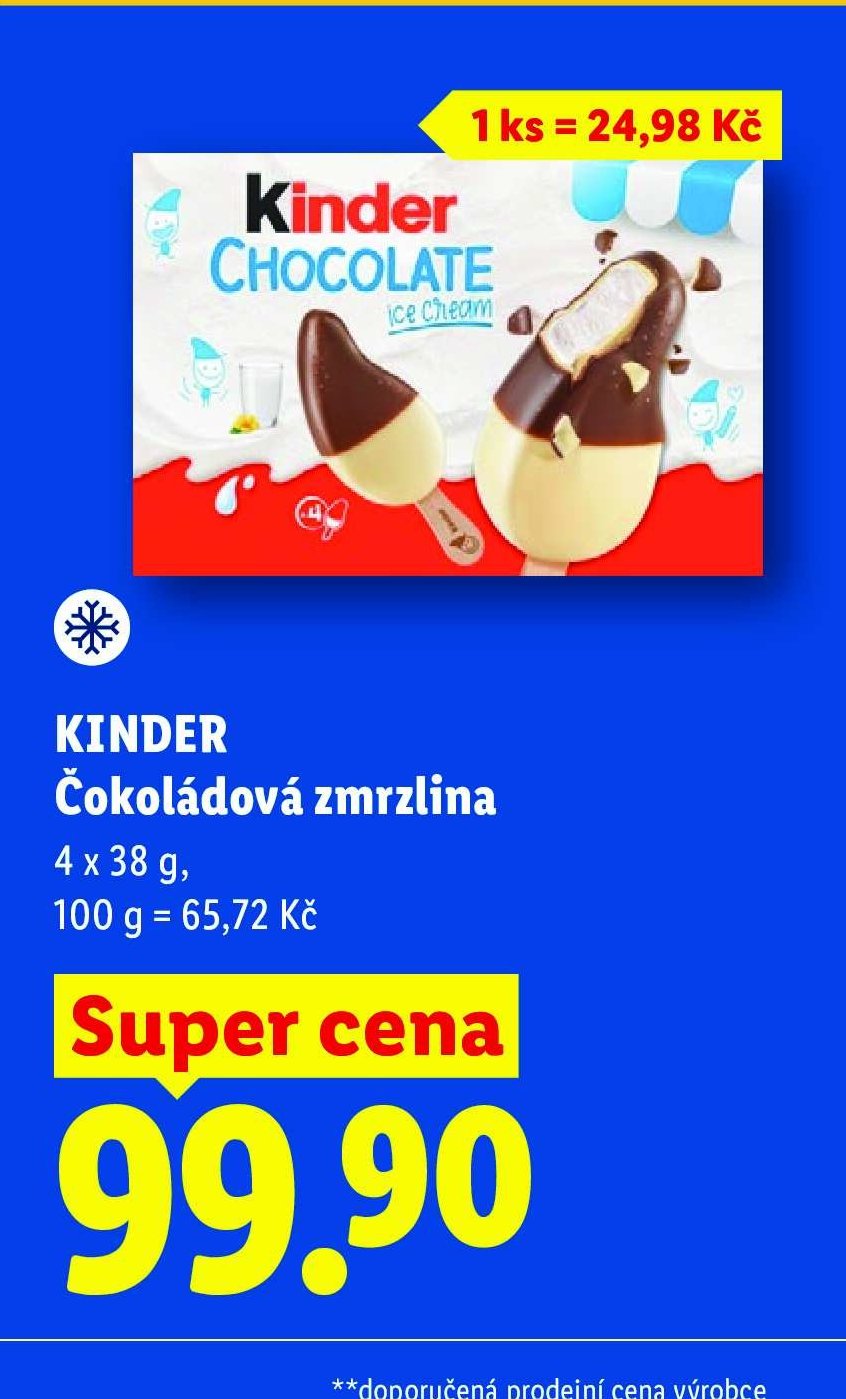 KINDER Čokoládová zmrzlina