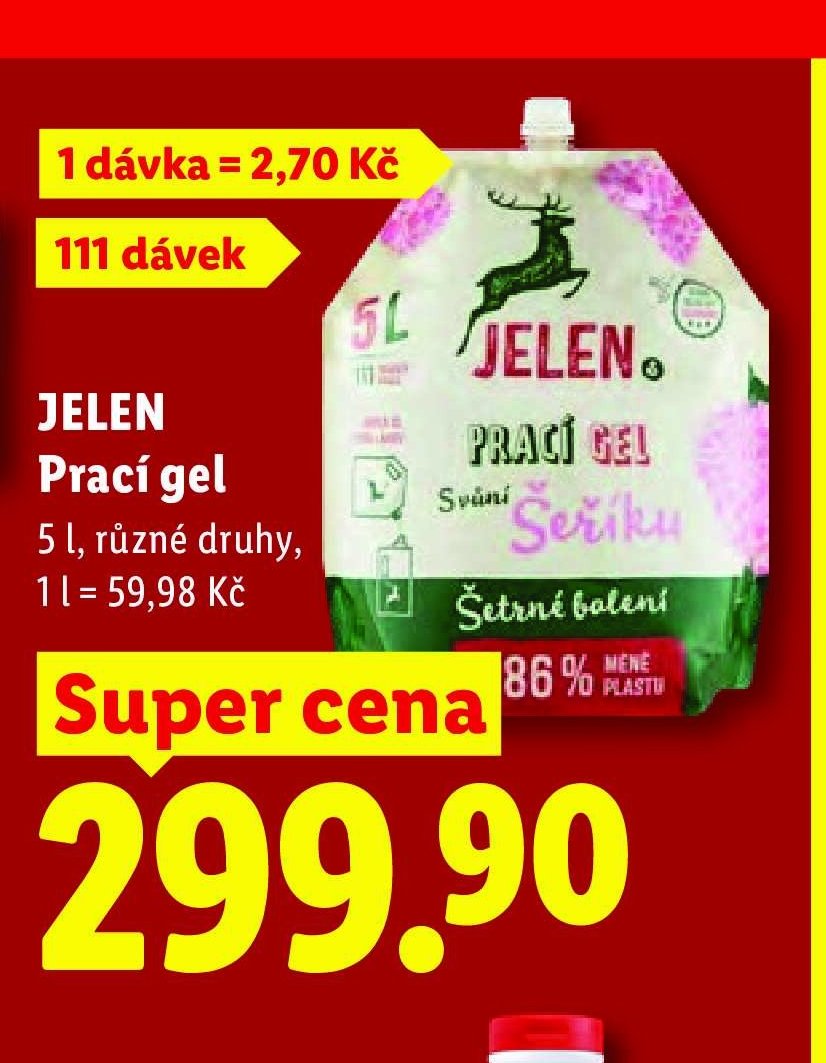 JELEN Prací gel
