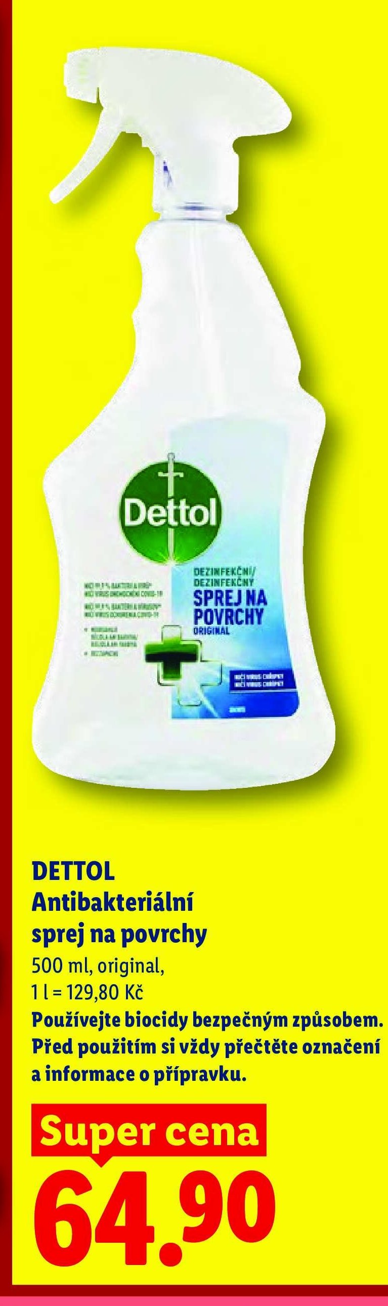 DETTOL Antibakteriální sprej na povrchy
