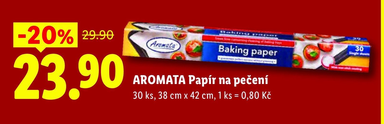 AROMATA Papír na pečení