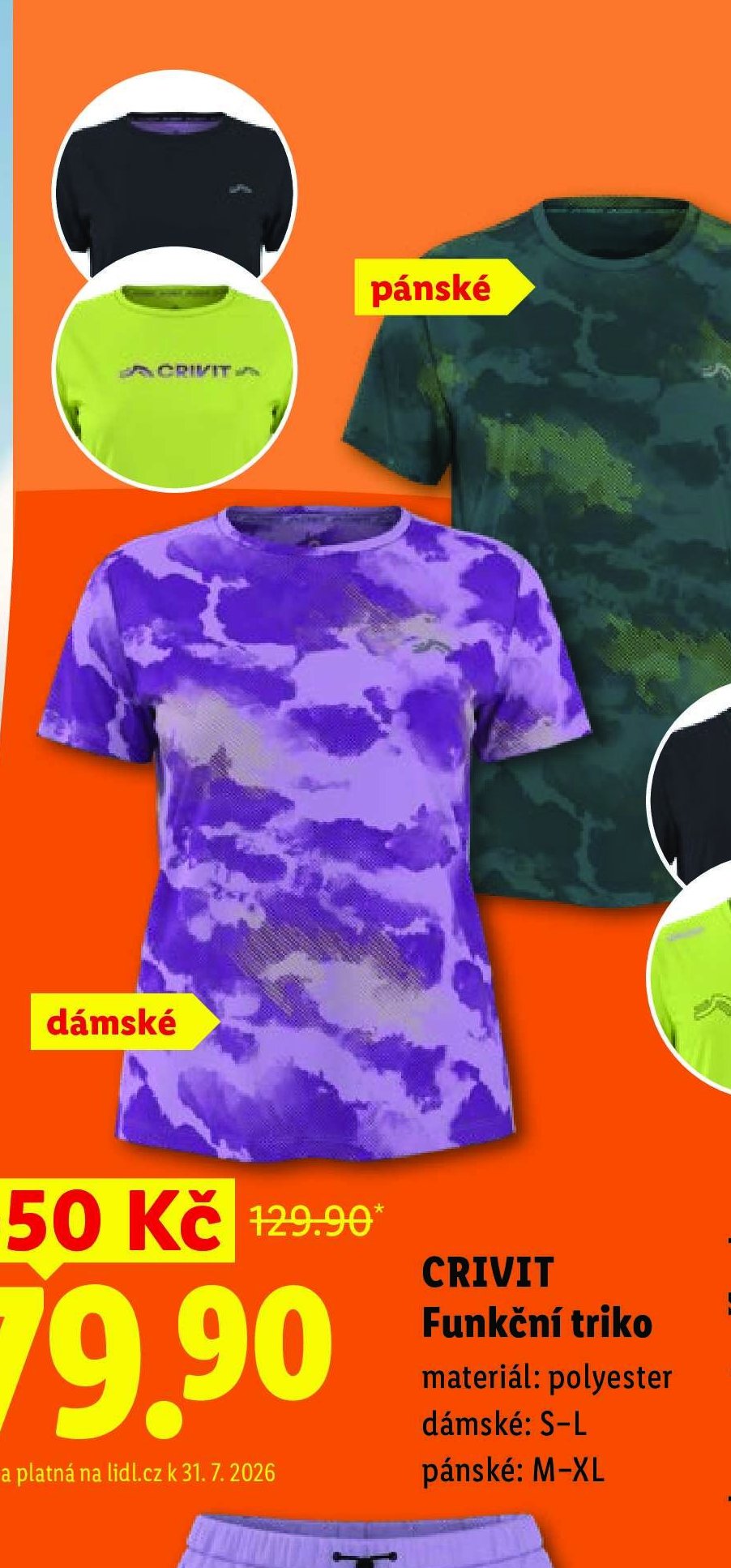 CRIVIT Funkční triko