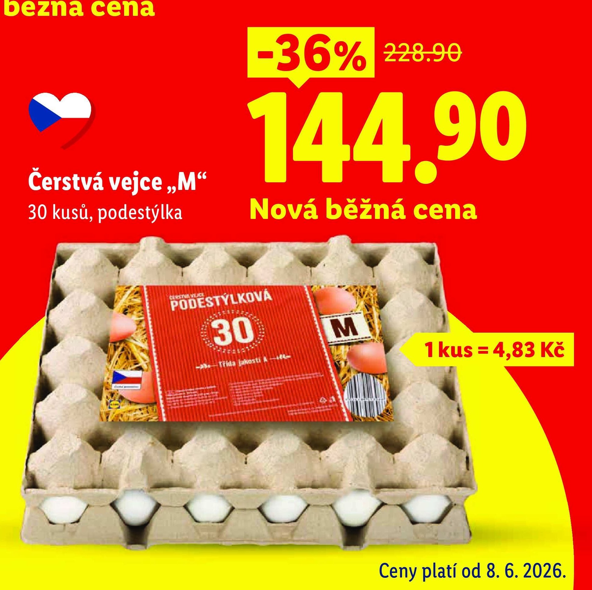 Čerstvá vejce „M“ 30 kusů, podestýlka