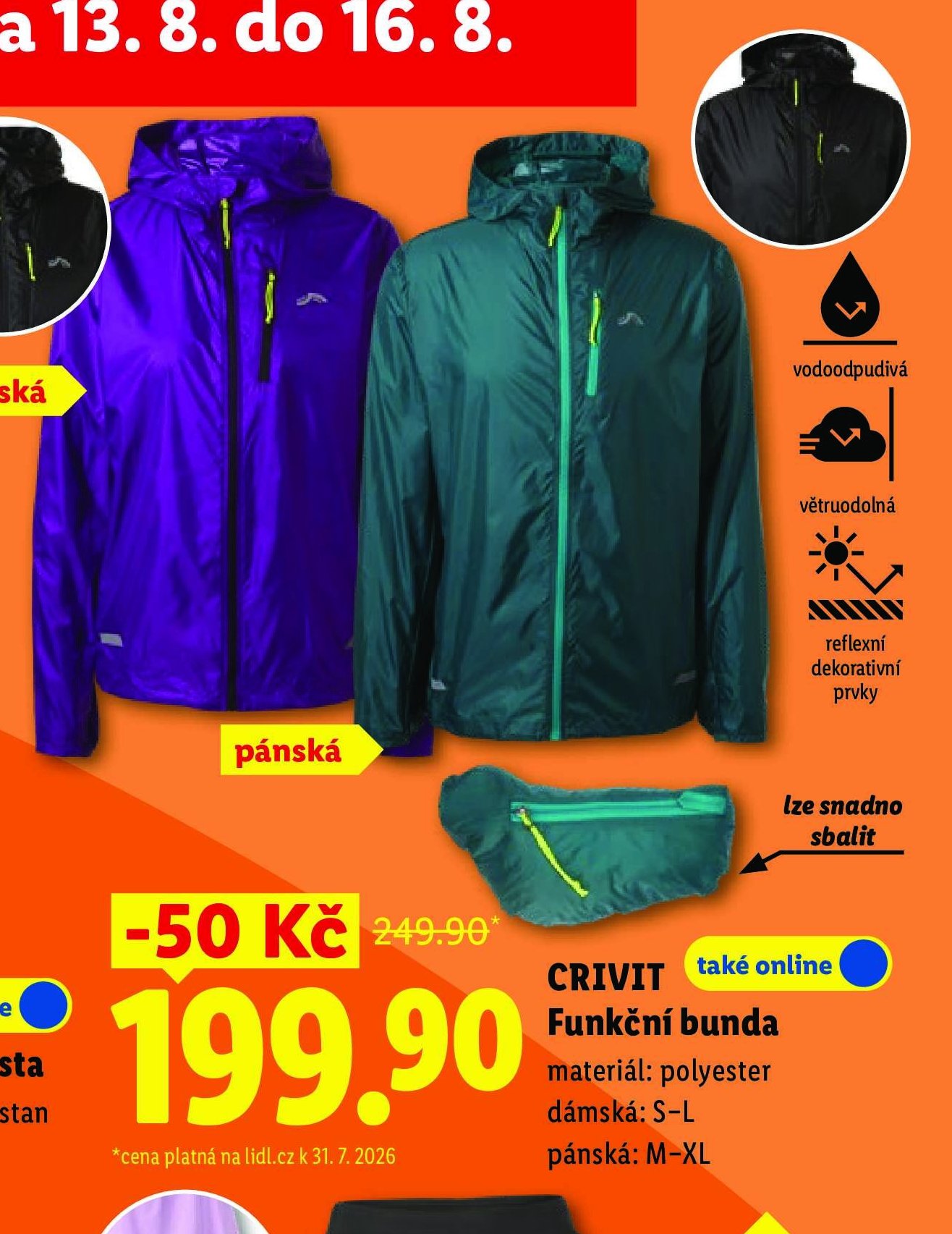 CRIVIT Funkční bunda