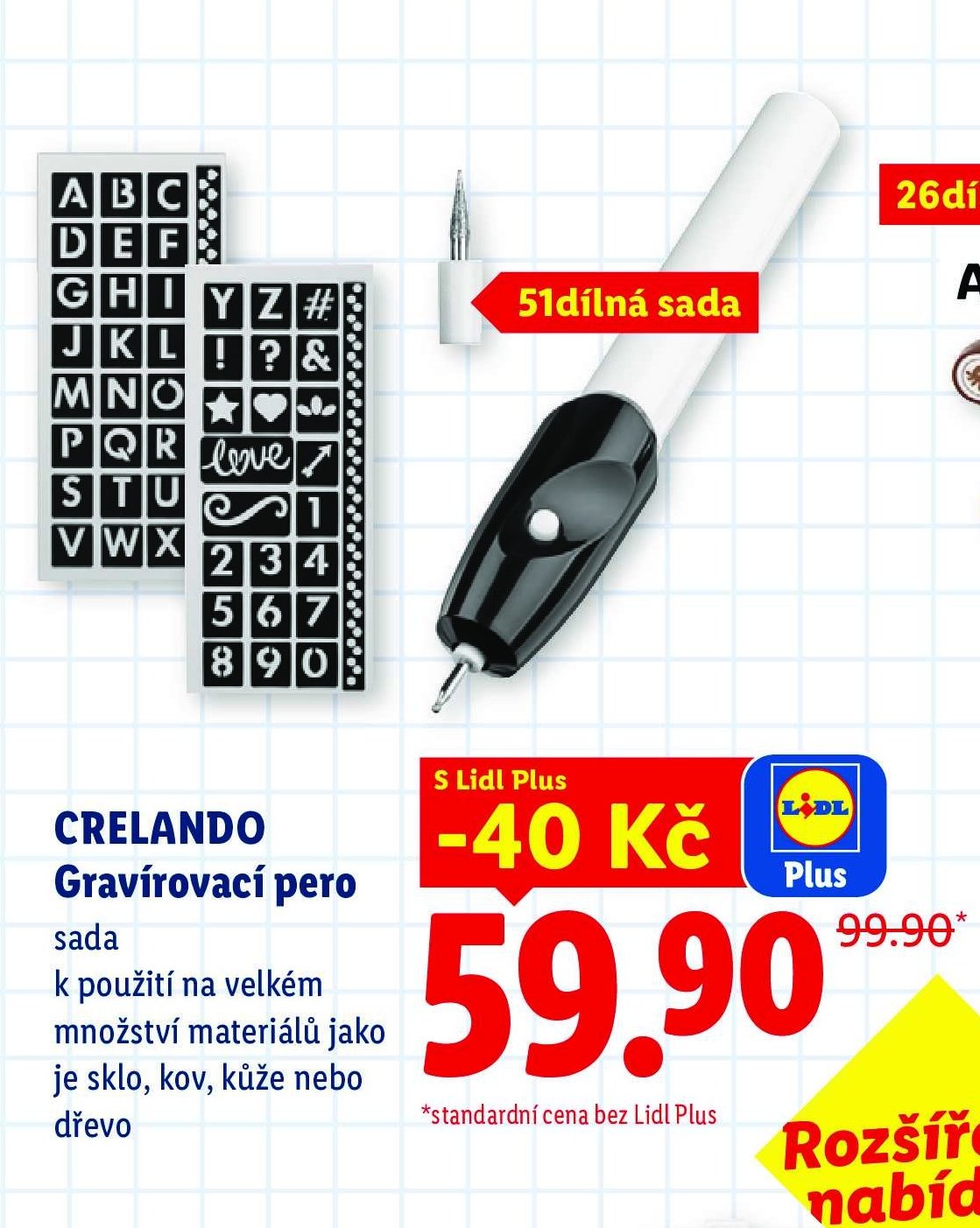 CRELANDO Gravírovací pero sada