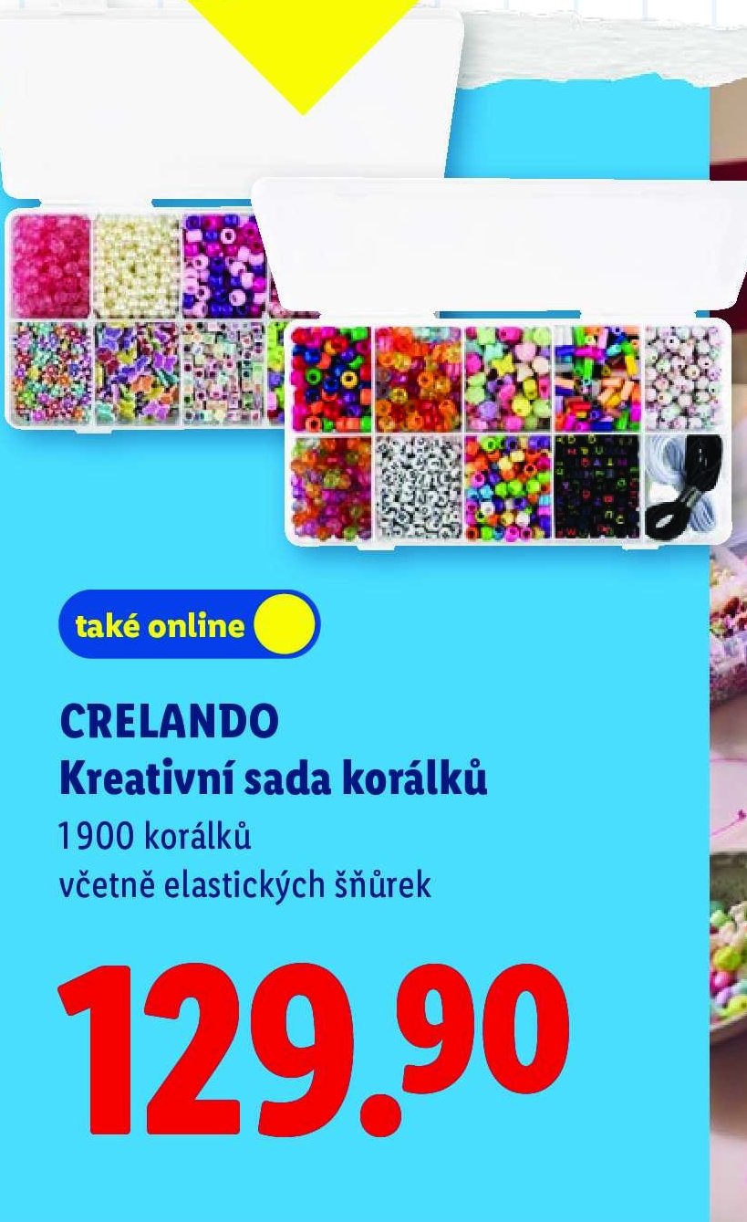 CRELANDO Kreativní sada korálků