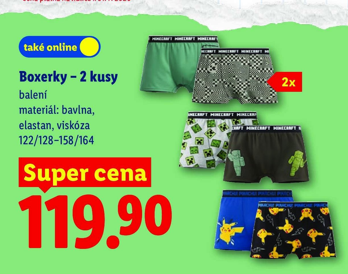 Boxerky – 2 kusy