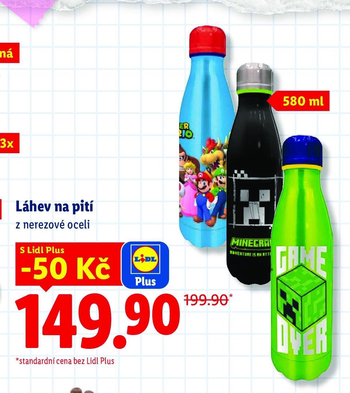 Láhev na pití z nerezové oceli