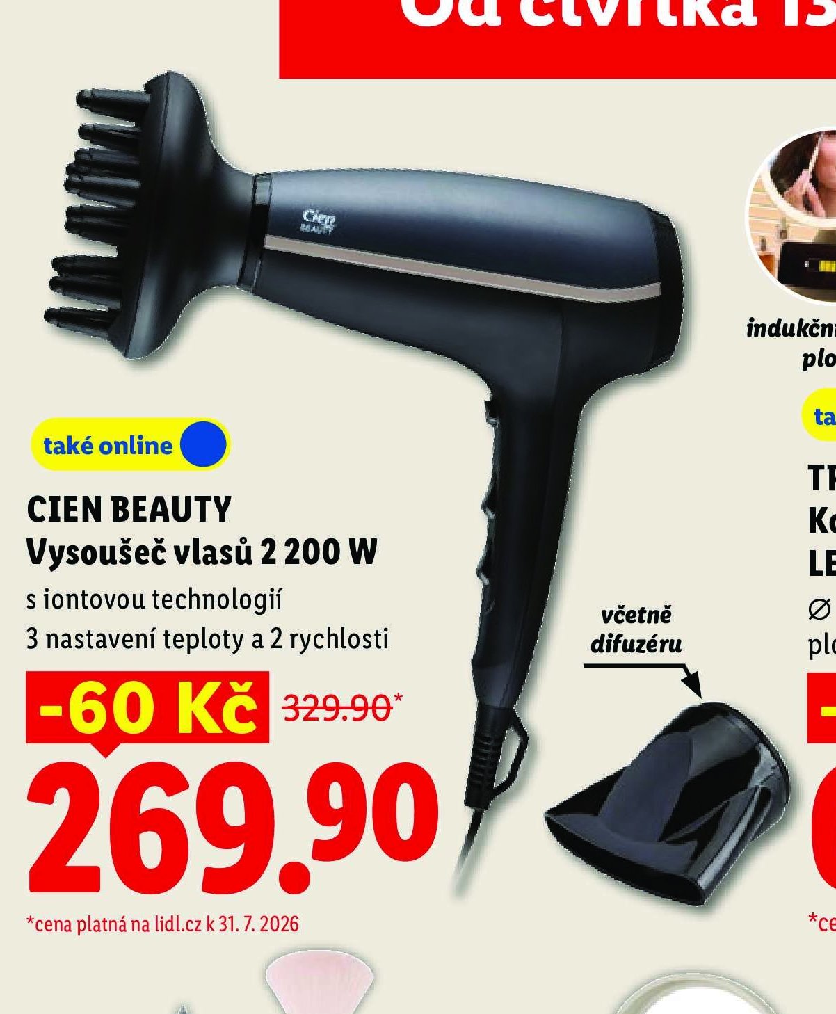 CIEN BEAUTY Vysoušeč vlasů 2 200 W