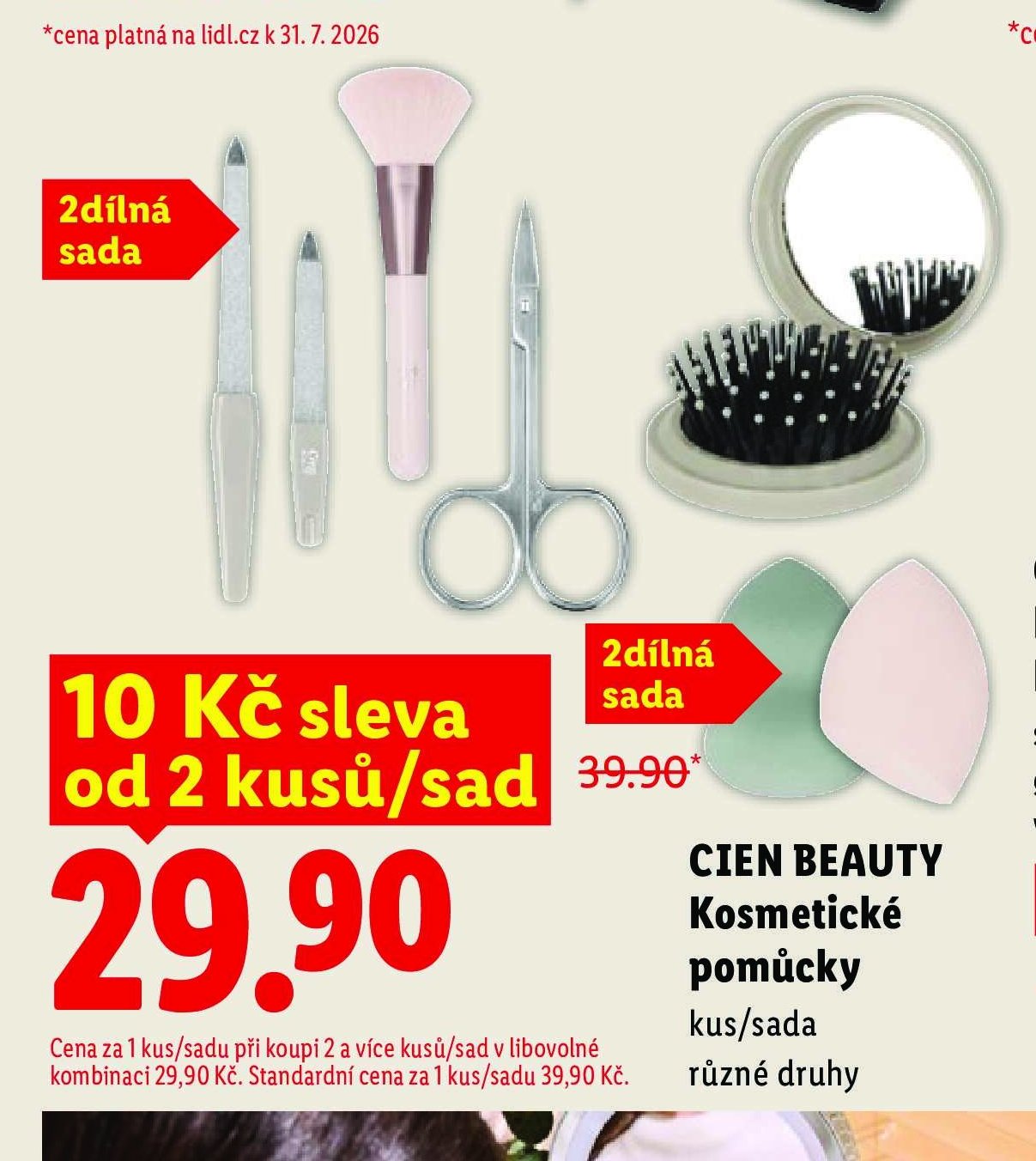CIEN BEAUTY Kosmetické pomůcky kus/sada