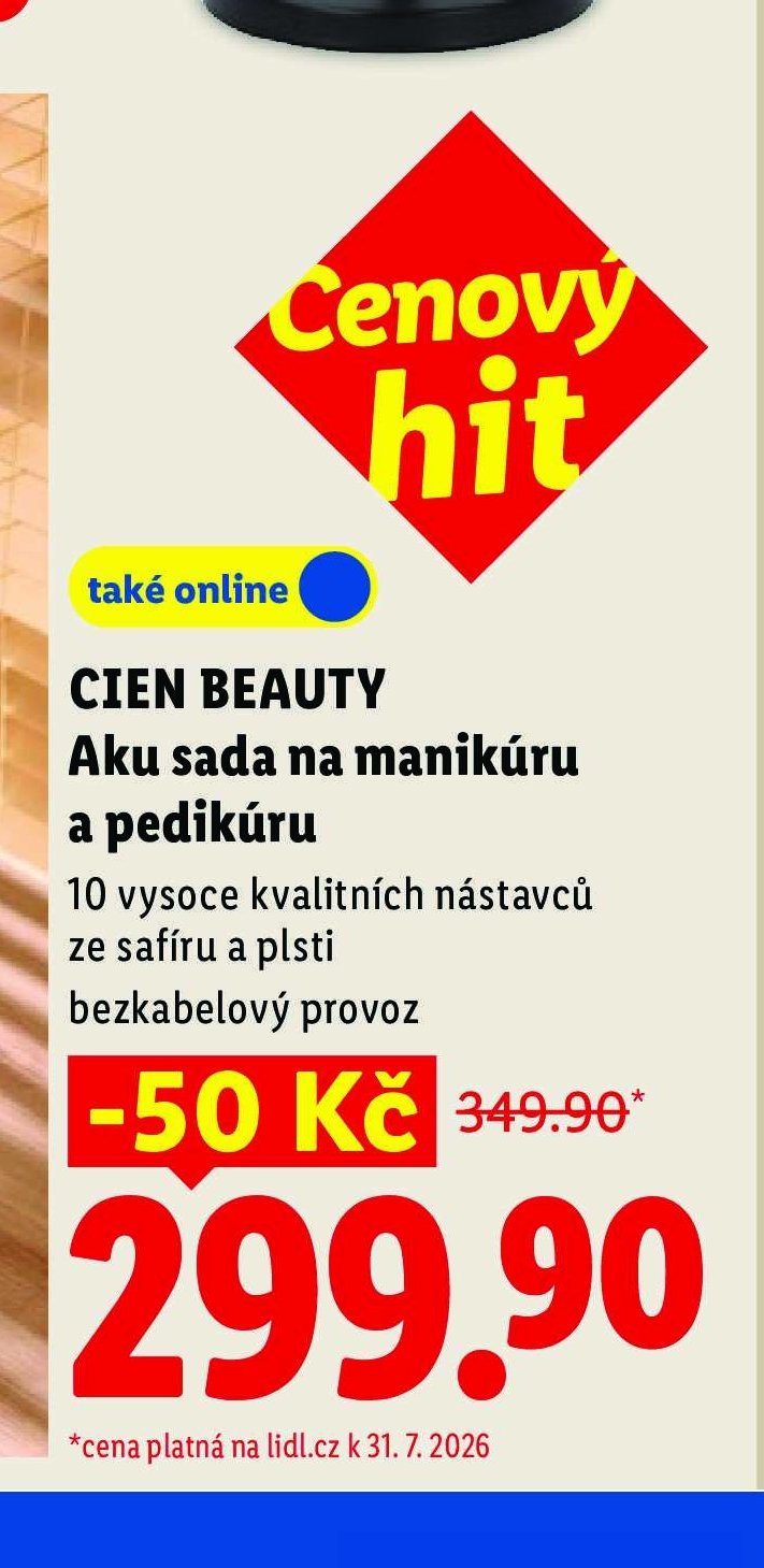 CIEN BEAUTY Aku sada na manikúru a pedikúru