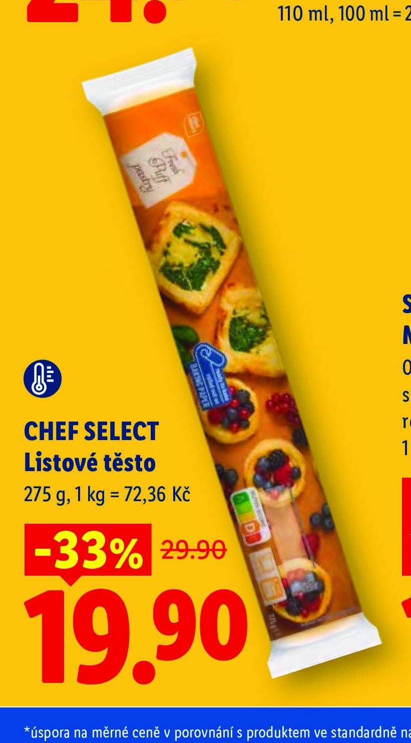 CHEF SELECT Listové těsto