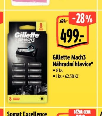 Gillette Mach3 Náhradní hlavice